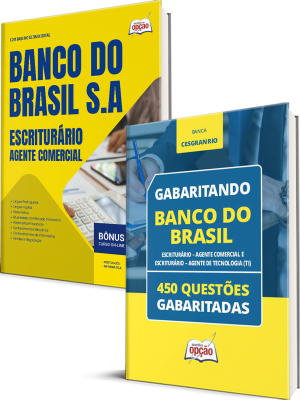 Combo Banco do Brasil 2026 - Escriturário - Agente Comercial