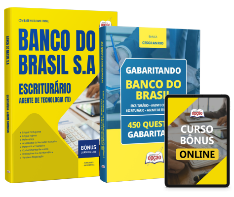 Combo Banco do Brasil 2026 - Escriturário - Agente Comercial