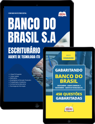 Combo Banco do Brasil 2026 - Escriturário - Agente de Tecnologia (TI)