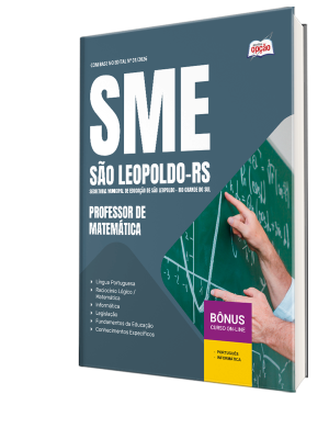 Apostila Prefeitura de São Leopoldo - RS 2026 - Professor de Matemática