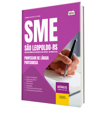 Apostila Prefeitura de São Leopoldo - RS 2026 - Professor de Língua Portuguesa