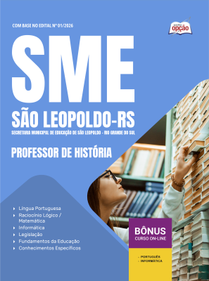 Apostila Prefeitura de São Leopoldo - RS 2026 - Professor de História