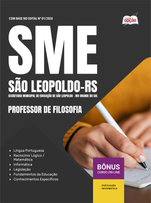 Apostila Prefeitura de São Leopoldo - RS 2026 - Professor de Filosofia