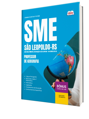 Apostila Prefeitura de São Leopoldo - RS 2026 - Professor de Geografia