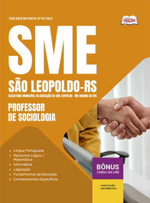 Apostila Prefeitura de São Leopoldo - RS em PDF 2026 - Professor de Sociologia