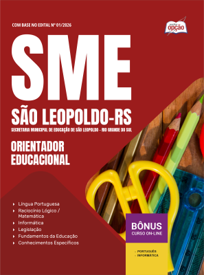 Apostila Prefeitura de São Leopoldo - RS em PDF 2026 - Orientador Educacional