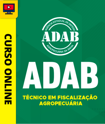 Curso ADAB - Técnico em Fiscalização Agropecuária