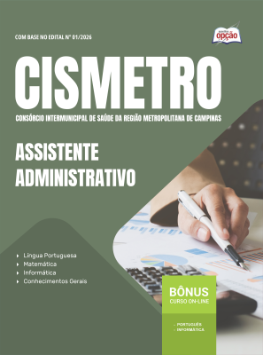 Apostila CISMETRO 2026 - Assistente Administrativo