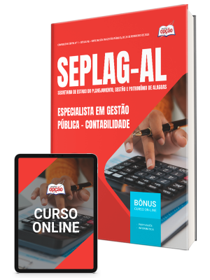 Apostila SEPLAG-AL 2026 - Especialista em Gestão Pública - Especialidade: Contabilidade