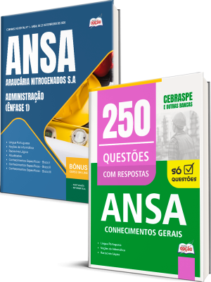 Combo ANSA 2026 - Ênfase 1:  Administração