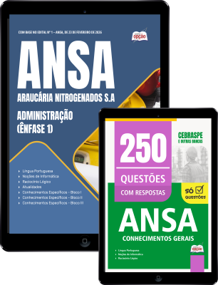 Combo ANSA 2026 - Ênfase 1:  Administração