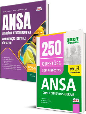Combo ANSA 2026 - Ênfase 13: Administração e Controle