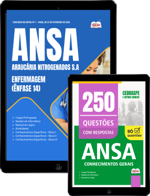 Combo ANSA 2026 - Ênfase 14: Enfermagem