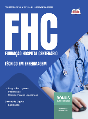Apostila FHC em PDF 2026 - Técnico em Enfermagem