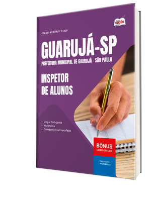 Combo Prefeitura de Guarujá - SP 2026 - Inspetor de Alunos