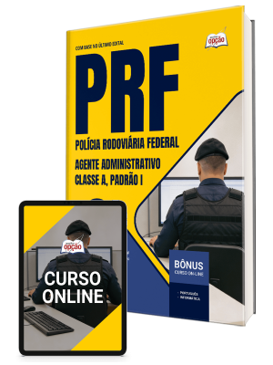 Apostila PRF 2026 - Agente Administrativo - Classe A, Padrão I