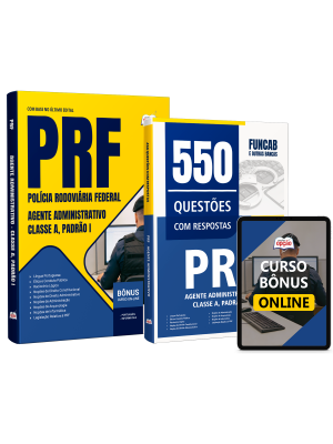 Combo PRF 2026 - Agente Administrativo - Classe A, Padrão I