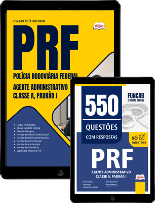 Combo PRF 2026 - Agente Administrativo - Classe A, Padrão I