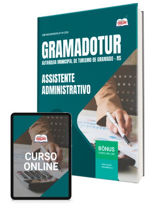 Apostila GRAMADOTUR 2026 - Assistente Administrativo