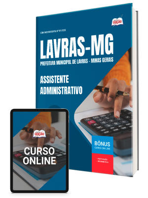 Apostila Prefeitura de Lavras - MG 2026 - Assistente Administrativo