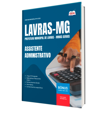 Apostila Prefeitura de Lavras - MG 2026 - Assistente Administrativo