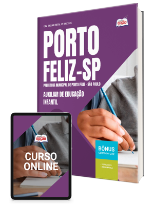 Apostila Prefeitura de Porto Feliz - SP 2026 - Auxiliar de Educação Infantil