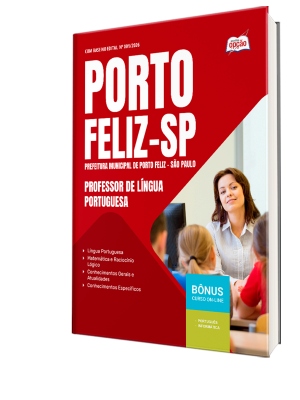 Apostila Prefeitura de Porto Feliz - SP 2026 - Professor de Língua Portuguesa