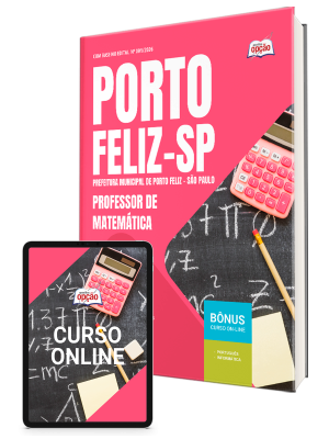 Apostila Prefeitura de Porto Feliz - SP 2026 - Professor de Matemática