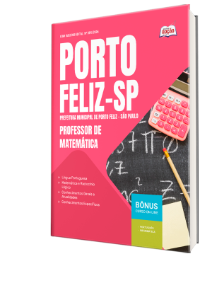 Apostila Prefeitura de Porto Feliz - SP 2026 - Professor de Matemática