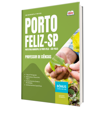 Apostila Prefeitura de Porto Feliz - SP 2026 - Professor de Ciências