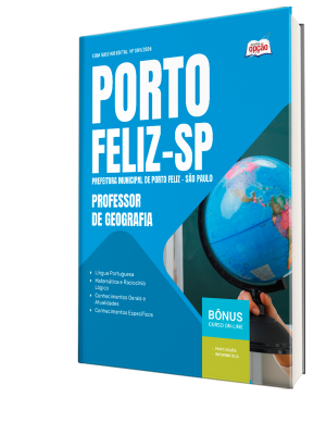Apostila Prefeitura de Porto Feliz - SP 2026 - Professor de Geografia