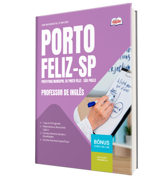 Apostila Prefeitura de Porto Feliz - SP 2026 - Professor de Inglês