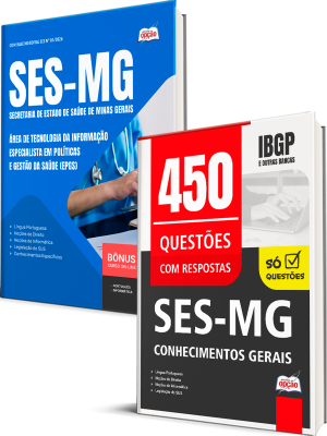 Combo SES-MG 2026 - Especialista em Políticas e Gestão da Saúde (EPGS) - Área de Tecnologia da Informação