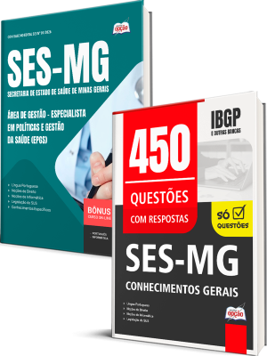 Combo SES-MG 2026 - Especialista em Políticas e Gestão da Saúde (EPGS) - Área de Gestão