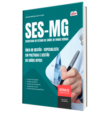 Combo SES-MG 2026 - Especialista em Políticas e Gestão da Saúde (EPGS) - Área de Gestão