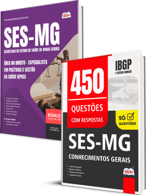 Combo SES-MG 2026 - Especialista em Políticas e Gestão da Saúde (EPGS) - Área do Direito
