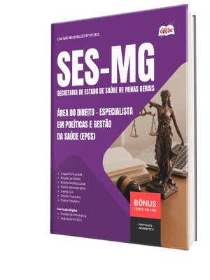 Combo SES-MG 2026 - Especialista em Políticas e Gestão da Saúde (EPGS) - Área do Direito
