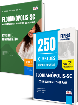 Combo Prefeitura de Florianópolis - SC 2026 - Assistente Administrativo