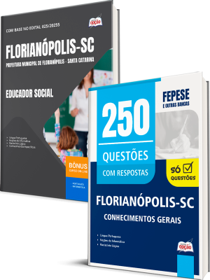 Combo Prefeitura de Florianópolis - SC 2026 - Educador Social