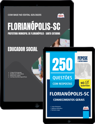 Combo Prefeitura de Florianópolis - SC 2026 - Educador Social