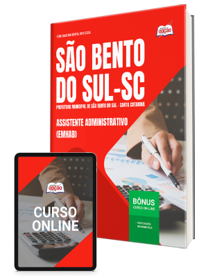 Apostila Prefeitura de São Bento do Sul-SC 2026 - Assistente Administrativo