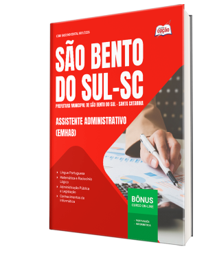 Apostila Prefeitura de São Bento do Sul-SC 2026 - Assistente Administrativo