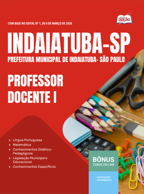 Apostila Prefeitura de Indaiatuba - SP 2026 - Professor Docente I