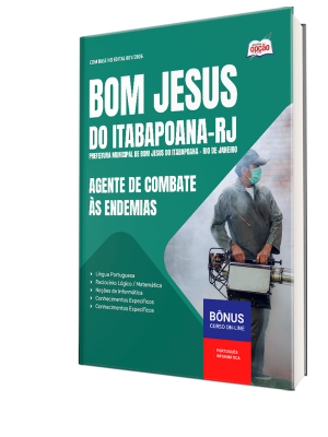 Apostila Prefeitura de Bom Jesus do Itabapoana-RJ 2026 - Agente de Combate às Endemias
