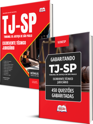 Combo TJ-SP 2026 - Escrevente Técnico Judiciário (Apostila + Caderno de Questões Gabaritadas)