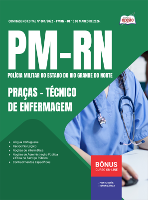 Apostila PM-RN 2026 - Praças - Técnico de Enfermagem