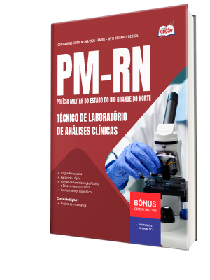 Apostila PM-RN 2026 - Praças - Técnico de Laboratório de Análises Clínicas