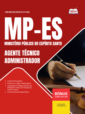 Apostila MP-ES 2026 - Agente Técnico - Administrador