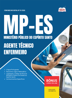 Apostila MP-ES 2026 - Agente Técnico - Enfermeiro