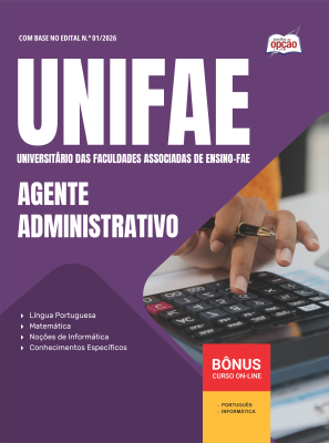 Apostila UNIFAE em PDF 2026 - Agente Administrativo